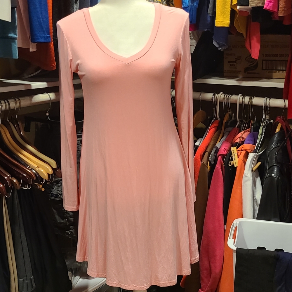 Soft Long Sleeve Dress. Size Medium